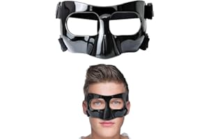 GXGM Masque de Protection Nez,Protege Nez,Réglable Masque de Protection,Matériau PP Respectueux De l'environnement,Adapté aux Adolescents,Sport Basket-Ball Accessoires de Football