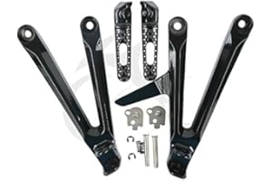 XMT-MOTOR Moto Trasero Soporte Reposapiés Estriberas Clavijas para pies Pedales footrest para CBR600RR 2005-2006