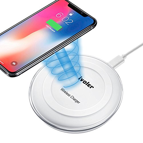Chargeur Sans Fil iPhone X   8   8 Plus  iVoler Qi Chargeur sans Fil Mini Chargeur    Induction pour iPhone X   8   8 Plus  Samsung Galaxy S9   S9 Plus   S8   S8 Plus  S7   S7 Edge   S6   S6 Edge   S6 Edge Plus  Note 5   8  Nexus 5   6   7  Nokia Lumia 920 et d autres appareils compatibles QI  Sommeil Confortable   Capteur d   clairage intelligent   Pas comprend Adaptive  - Blanc
