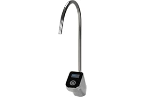 AORA® Rubinetto monocomando in acciaio inox massiccio SOFIA compatibile con filtro acqua AMWAY eSPRING e altri sistemi di filtrazione | Rubinetto monouso senza pressione | Rubinetto per impianto di