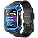Price comparison product image SupCase Apple Watch 4 Case, [Unicorn Beetle Pro] Rugged Protective Case with Strap Bands for Apple Watch Series 4 [44mm] 2018 Edition (Blue)