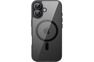‎JETECH JETech Magnetyczne Etui dla iPhone 17 6,3 Cala Kompatybilne z MagSafe, Bumper Telefonu Osłona, Jednokolorowa Matowe Ramka z TPU, Odporny na Zarysowania Przejaśniać Tył (Czarny)