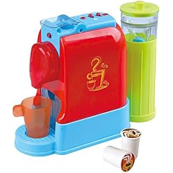 PlayGo-Cafetière Gourmet Electrique avec Accessoires Multicolore (Color Baby 44578)