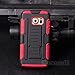 Produktbild Cocomii Robot Armor Galaxy S6 Edge Hülle [Strapazierfähig] Gürtelclip Ständer Stoßfest Gehäuse [Militärisch Verteidiger] Ganzkörper Case Schutzhülle for Samsung Galaxy S6 Edge (R.Red)