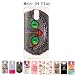 Produktbild Romtronic Crystal Case Hülle für Motorola Moto G4 Play (5.0 Zoll) Samrtphone mit Blume Design - transparente Schutzhülle Cover klar in Weiß Transparent (Design 03)