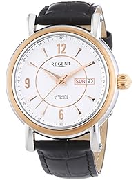 Regent  - Reloj Analógico de Automático para Hombre, correa de Cuero color Negro
