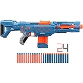 NERF Elite 2.0 Echo CS-10 Blaster - 24 NERF darts, 10-dart clip magazine, removable shoulder support and barrel extension, 4 tactics