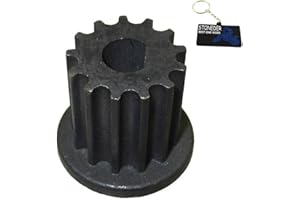 STONEDER 13 Tooth Gear Pinion Sprocket Belt Pulley With One Flat Side Mount For Scooter Electric Motor