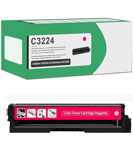 Cartouche Toner Compatible Lexmark C3224dw C3326dw – Noire Et Couleurs, Avec Nouvelle Puce. Haute Qualité, Rendement 1500 Pages. - 8