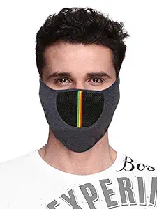 Kallpp Fashions Bike Riding & Cycling Anti Pollution Dust Sun Protection Half Ninja Face Cover Mask (Blue)