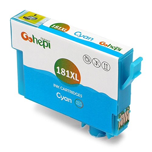 Gohepi 18XL Kompatibel für Tintenpatronen Epson 18XL 18 T1811 T1812 T1813 T1814, 2 Schwarz/Blau/Rot/Gelb 5er-Pack Arbeiten mit Epson XP-205 XP-215 XP-225 XP-305 XP-302 XP-405 XP-202 XP-422 XP-402 XP-322 XP-102 XP-312 XP-412 XP-415 XP-325 XP-315 Patronen - 5