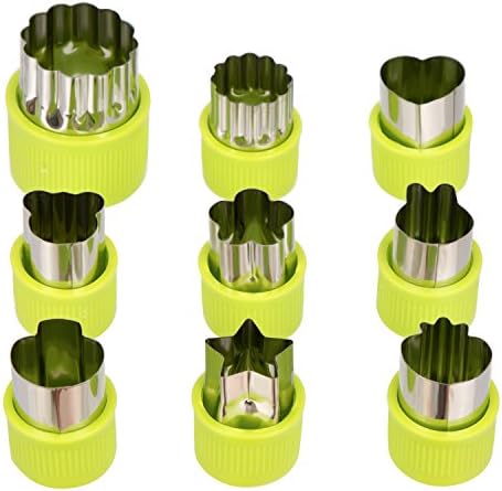 9 pieces Baking Cake Cutter, Vegetable Cutter Cheese Cutter Made Of Stainless Steel Model