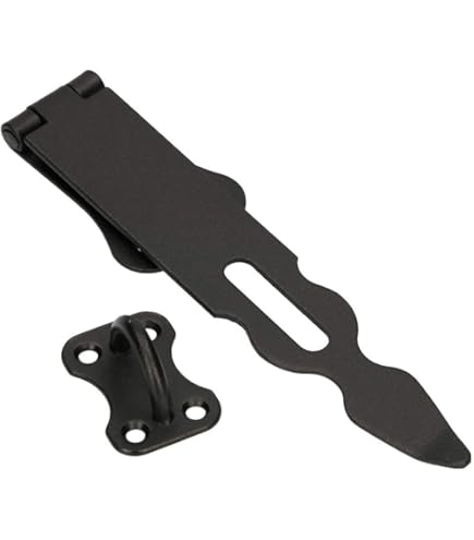 KOTARBAU® Hasp And Set 190 Mm Black Solid Lock For Doors Gates Safety - View #2
