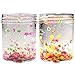 Produktbild SWZY Clear Magic Kristall Schleim Kitty Toy Fluffy Slime mit Obst Scheibe und Stern Scheibe, 120 ML * 2 Pack