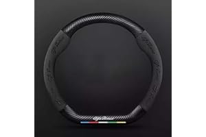 RONGJ TOOTYY coprivolante Auto, per Alfa Romeo 159 147 156 166 Giulietta Giulia Mito Spider Antiscivolo Traspirante Copri Volante per Auto Durevole Confortevole,C