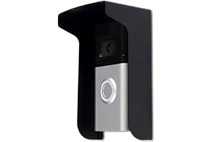 dgyezhao Cubierta de Lluvia para Timbre Ring Doorbell Cubierta antideslumbrante Adecuada para la mayoría de los timbres de vídeo(Pliegue Interior)