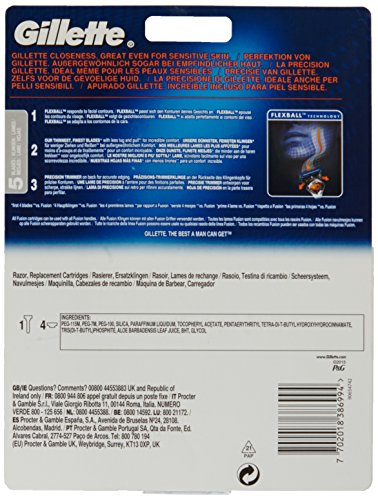 Gillette Fusion ProGlide Rasierer Starter-Set, mit Flexball-Technologie - 2