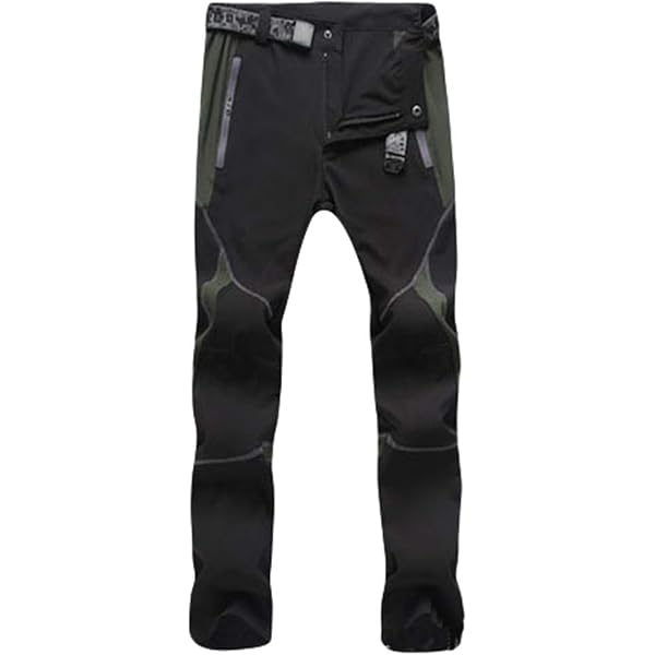 MOURCE Pantaloni Da Trekking Uomo Impermeabili Ripstop – 10 Tasche, Elasticizzati, Leggeri, Per Outdoor E Caccia