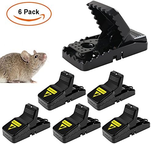 Mouse Traps - Snap Mouse Trap, Mice Trap, Metal Clip Power Rodent Killer - Reusable &amp; Powerful - 100% Mouse Catcher - 6 Packs