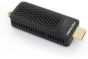 Metronic 441646 - Descodificador sintonizador Receptor TDT DVB-T, Compatible DVB-T2 dongle Stick Compacto, HEVC, EPG, 1080i, HDMI, Puerto USB 2.0, tecla SOS