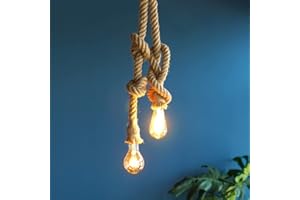 Chao Zan Luz de cuerda retro, con 2 cabezales de lámpara, cada luz de cuerda de 75cm de largo, estilo retro país E27, adecuada para restaurantes, cafeterías, iluminación (Bombilla no incluida)
