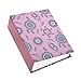 Arpan 6x4'' Small Shabby Chic Pink Floral Photo Album Case for 100 Photos - Ideal Kids Album