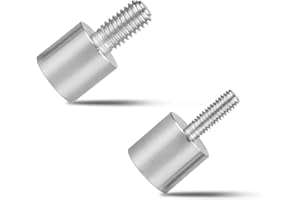 YiePhiot Mini Projector Mount Screw Thread Adapters Converters Female 6.35 mm to Male 3.9mm or 5.9 mm Screws Adapter Fit for Most Projector Mount Camera Tripod Stand (2Pcs)