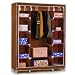 Fancy and Portable Foldable Closet Wardrobe Cabinet Portable Multipurpose Clothes Closet Portable Wardrobe Storage Organizer with Shelves 3.5 Feet Folding Wardrobe Cupboard Almirah Foldable Storage Rack Collapsible Cabinet (Need to Be Assembled) By Krishyam RS.2199.00