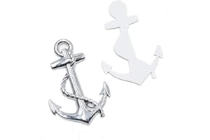 UXCELL sourcingmap metalowa kotwica 3D samoprzylepna naklejka dekoracyjna naklejka do samochodu