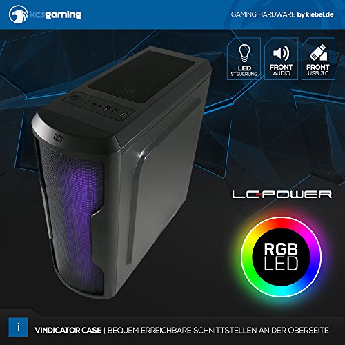 Kiebel Gamer-PC [184549] PC Intel i7 7700 4×3.6GHz | 16GB DDR4 2666 | 250GB M.2 SSD Intel | nVidia Geforce GTX 1080Ti 11GB GDDR5X | ASUS | Windows 10 | Gaming - 6