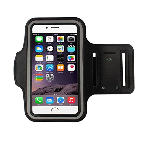 Iphone 6   6s Funda Brazalete Gimnasio Corriendo Deporte Brazalete Funda Para el iphone 6   6s 4 7Inch  Negro 