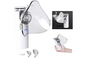 Portable Handheld Vaporizer for Kids,Adults & Elders,Mesh Nebulizer JSL-W301(2024-White upgrade)