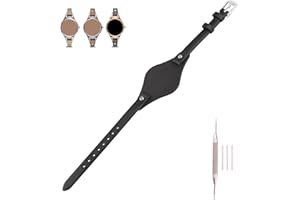MMBAY 8mm Women Leather Watch Bands Replacement Fit for Fossil 8 mm ES2829 ES2830 ES3060 ES3076 ES3077 ES3148 ES4119 ES4176 ES3262 ES3077 Watch Strap Wirstband Bracelet For Men and Women