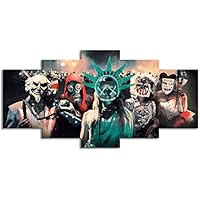 Dibujo Waz Decoracion Pintura 5 Piezas Imagen Marina De Alta