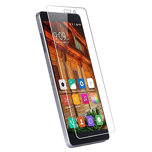 [2 Stück]Elephone P9000 5.5 Panzerglas Schutzfolie – EUGO 9H Härte, Anti-Kratzen,Tempered Glass Schutzfolie Displayschutzfolie für Elephone P9000 5.5- Transparent - 2