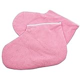 BestOfferBuy Paraffin Wax Pedicure Protection Treatment Foot Gloves Socks Cotton