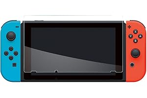 NITHO 2 Pièces Verre Trempé Protection d'écran Compatible avec Switch, Dureté 9H, Haute Durabilité, Sans Bulles, Anti-rayures et Anti-Choc (2 Pièces)