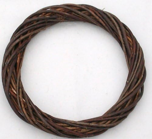 The Natural Look Wicker/Willow Wreath Ring- 10" (25cm) Dark Willow