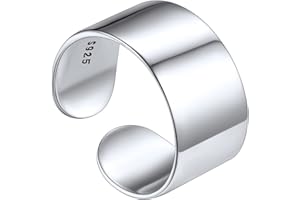 Silvora Srebrne pierścionki na palce dla kobiet, boso otwarty mankiet opaska na palce pierścionek biżuteria na stopy z delikatnym opakowaniem