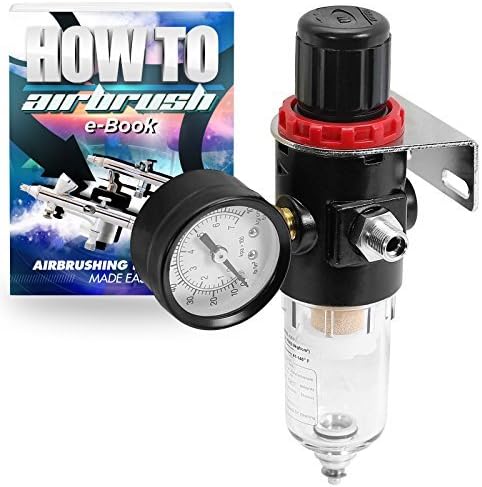 PointZero Airbrush Air Compressor Regulator with Water-Trap Filter by PointZero Airbrush