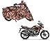 Auto Pearl Premium Quality - 100% Water Proof Jungle Print Bike Body Cover With Mirror Pockets, Buckle Belt, Carry Bag For - Hero Hunk RS.899.00