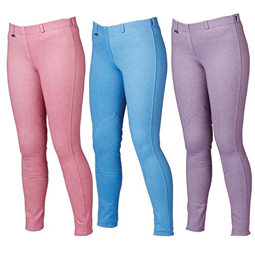 Dublin-Supa-Slender-Girls-Classic-Melange-Pull-On-Jodhpurs