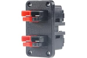 CWOQOCW 30A Power Pole Electrical Connector Plug for Quick Connection for Power Systems, Vehicles, and More Red(1pcs )