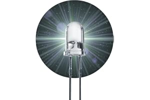 LUMETHEUS LED Lot de 5 LED Blanc Ultra Clair 140000 mcd 10 mm