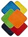 Mum 2 Mum Face Washers / Reusable Wipes BRIGHTS (Red/Orange/Yellow/Lime/Teal/Navy) 100% Cotton
