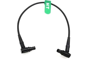 HangTon Digital Motor Cable Right Angle 7 Pin to 7 pin for Preston MDR Heden M26VE, Black Connector, 80cm