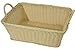 Produktbild WAS 3145435 Poly-Rattan Korb mit Griffen, 44x34x16 cm, schwere Ausführung