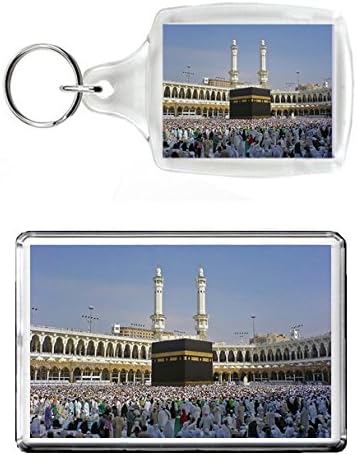 KAABA, MECCA - SAUDI ARABIA ISLAM SHRINE GREAT MOSQUE - KEYRING & FRIDGE MAGNET