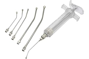 JINHAO Adhere To Fly 50 ml Syringe with 6 Pieces Harvest Tubes Baby Bird Cockatiel Budgie Parrot Pet Hand Rearing Feeding Syringes (50 ml)