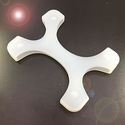 GLOTRENDS X-Form Stoßfest Festplatte HDD Silikon Case Cover Schutzfolie für Seagate Backup Plus Externe Festplatte, Toshiba Canvio Basics, Canvio Slim II Tragbare 6,3 cm externen Festplatte (Weiß) - 7